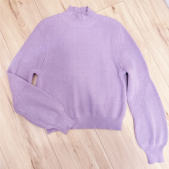 Zara Lilac Turtleneck Sweater - Picture 8 of 10